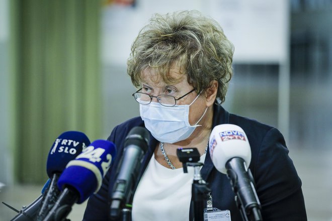 Predstojnica infekcijske klinike Tatjana Lejko Zupanc FOTO: Jože Suhadolnik
