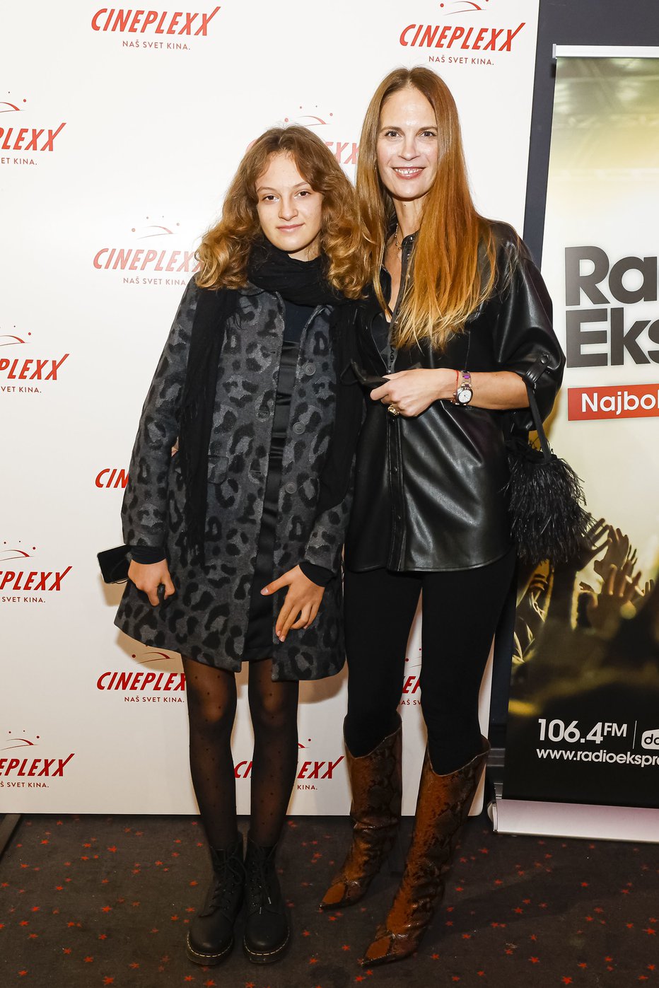 Fotografija: Maja in Isabela sta si pred kratkim ogledali film o dinastiji Gucci. FOTO: Mediaspeed
