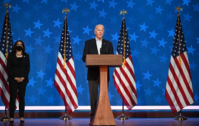 Joe Biden vztraja, da morajo biti prešteti vsi glasovi. FOTO: Jim Watson/Afp