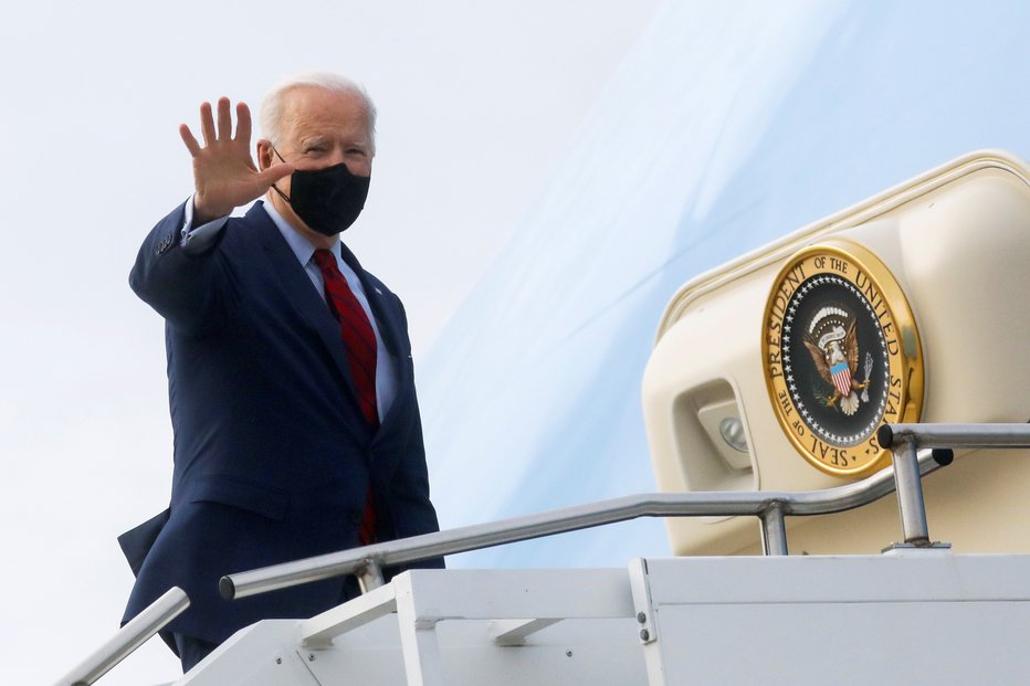 Fotografija: Predsednik ZDA Joe Biden. FOTO: Leah Millis/Reuters