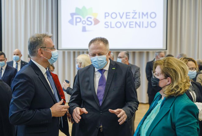 Balažic je bil v času državnozborskih volitev govorec gibanja Povežimo Slovenijo. FOTO: Jože Suhadolnik
