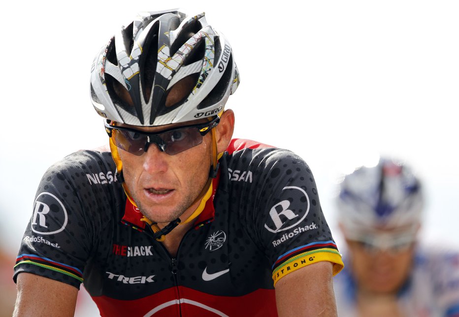 Fotografija: Nekdaj vrhunski kolesar Lance Armstrong, resda zaznamovan z dopingom, je pozval kolesarje, naj se postavijo zase. FOTO: Pictures