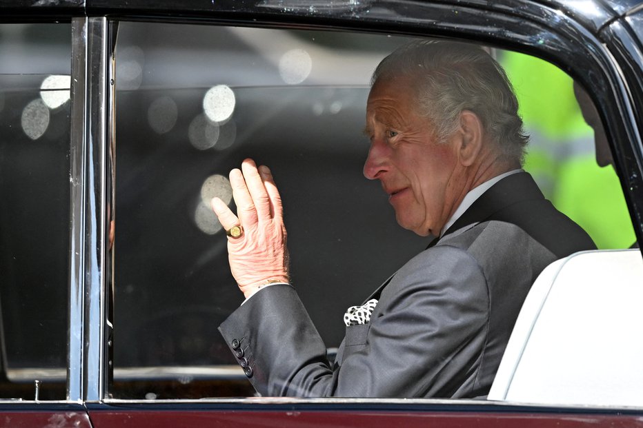 Fotografija: Britanski kralj Karel III. FOTO: Pool Via Reuters
