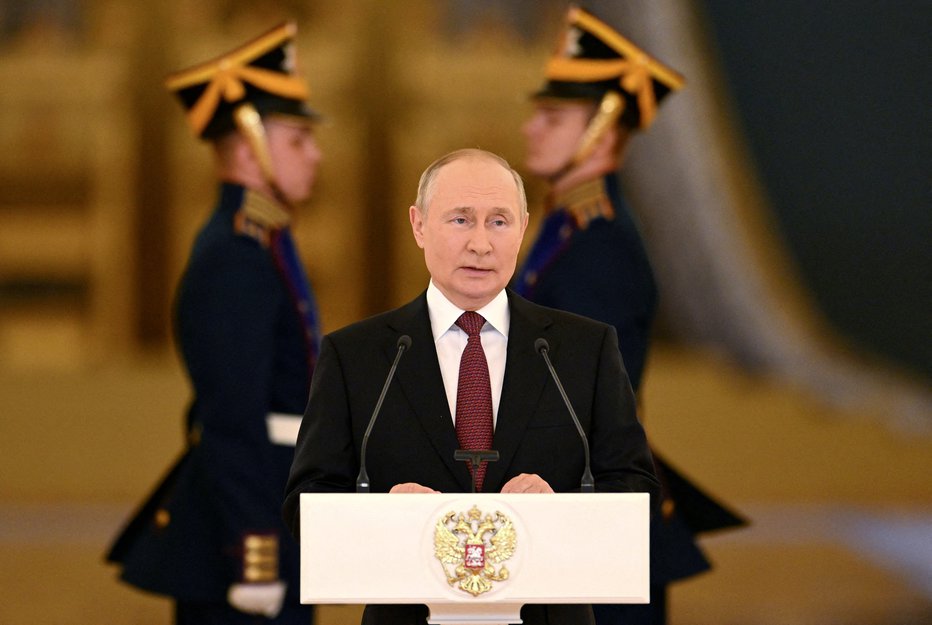 Fotografija: Ruski predsednik Vladimir Putin. FOTO: Reuters
