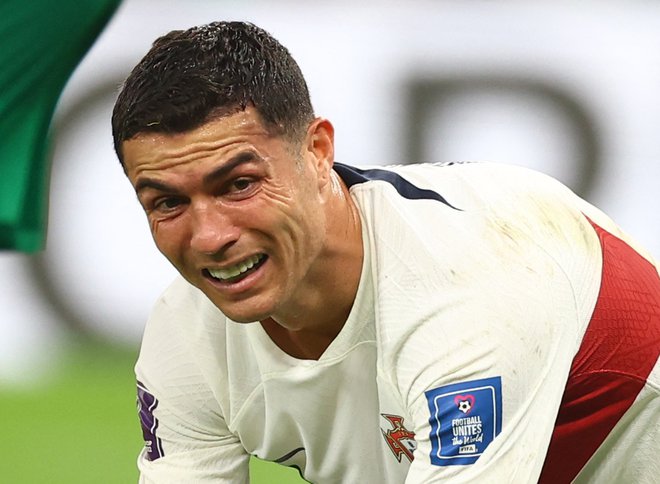 Eden najboljših nogometašev vseh časov Cristiano Ronaldo je ostal brez lovorike. FOTO: Carl Recine/Reuters
