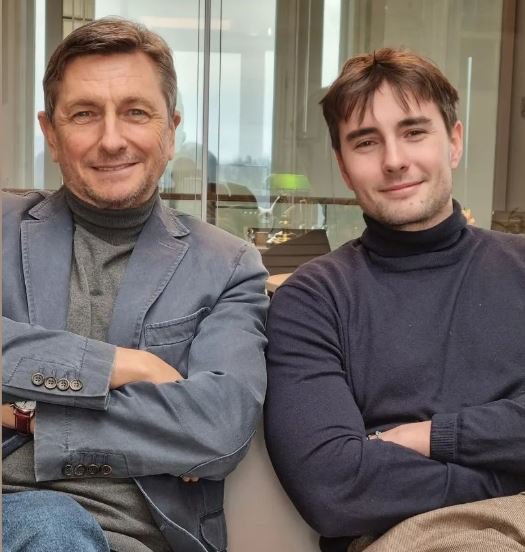 Fotografija: Borut in Luka Pahor. FOTO: Zaslonski Posnetek
