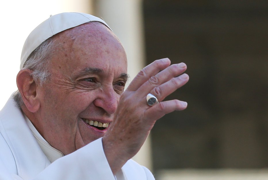 Fotografija: Papež Frančišek. FOTO: Tony Gentile Reuters Pictures