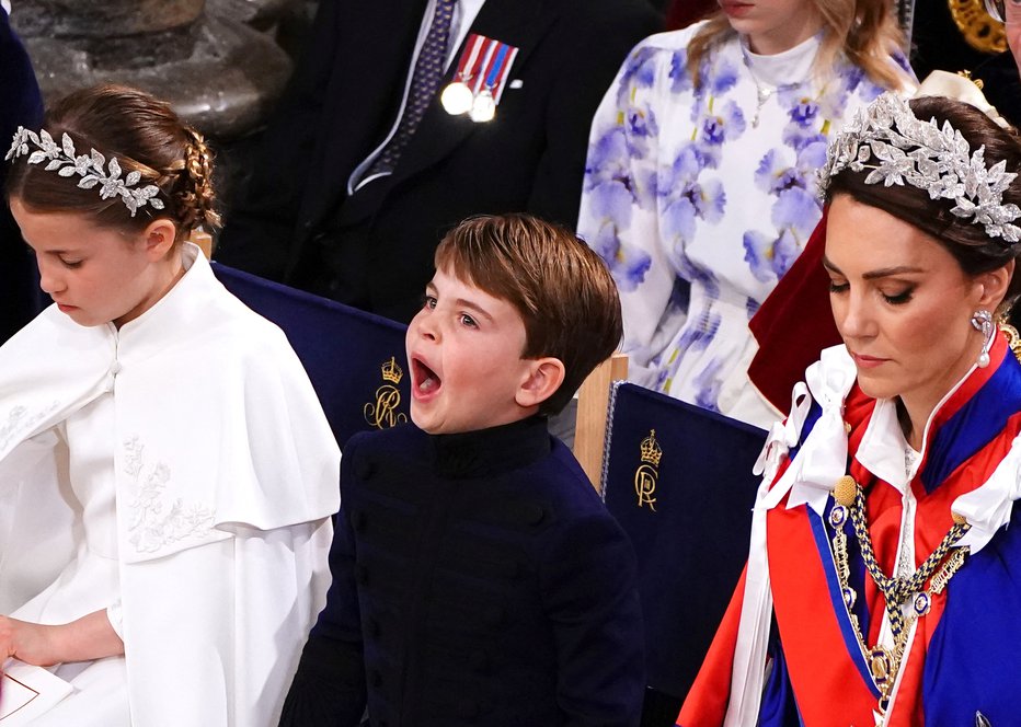 Fotografija: Princesa Charlotte, Prince Louis and Catherine, princesa Walesa. FOTO: Pool, Reuters