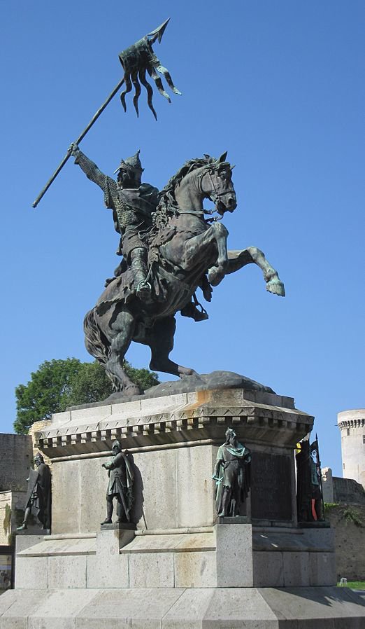 Kip Viljema Osvajalca v francoskem mestu Falaise FOTO: Man Vyi/wikipedia