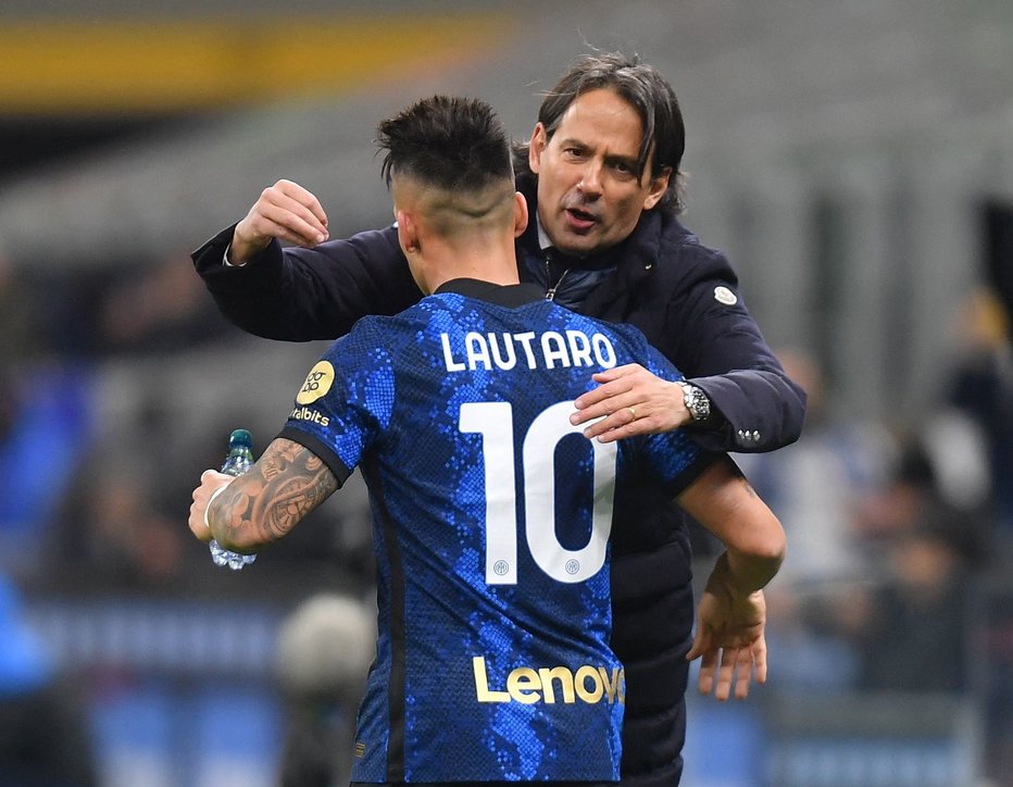 Fotografija: Simone Inzaghi je preporodil Inter, Lautaro Martinez zabija gole. FOTO: Daniele Mascolo/Reuters
