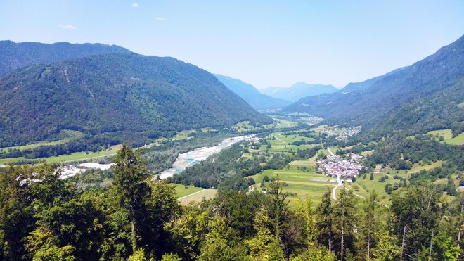 Pogled na Soško dolino FOTOGRAFIJE: Janez Mihovec