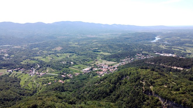 Pogled na dolino Vipave