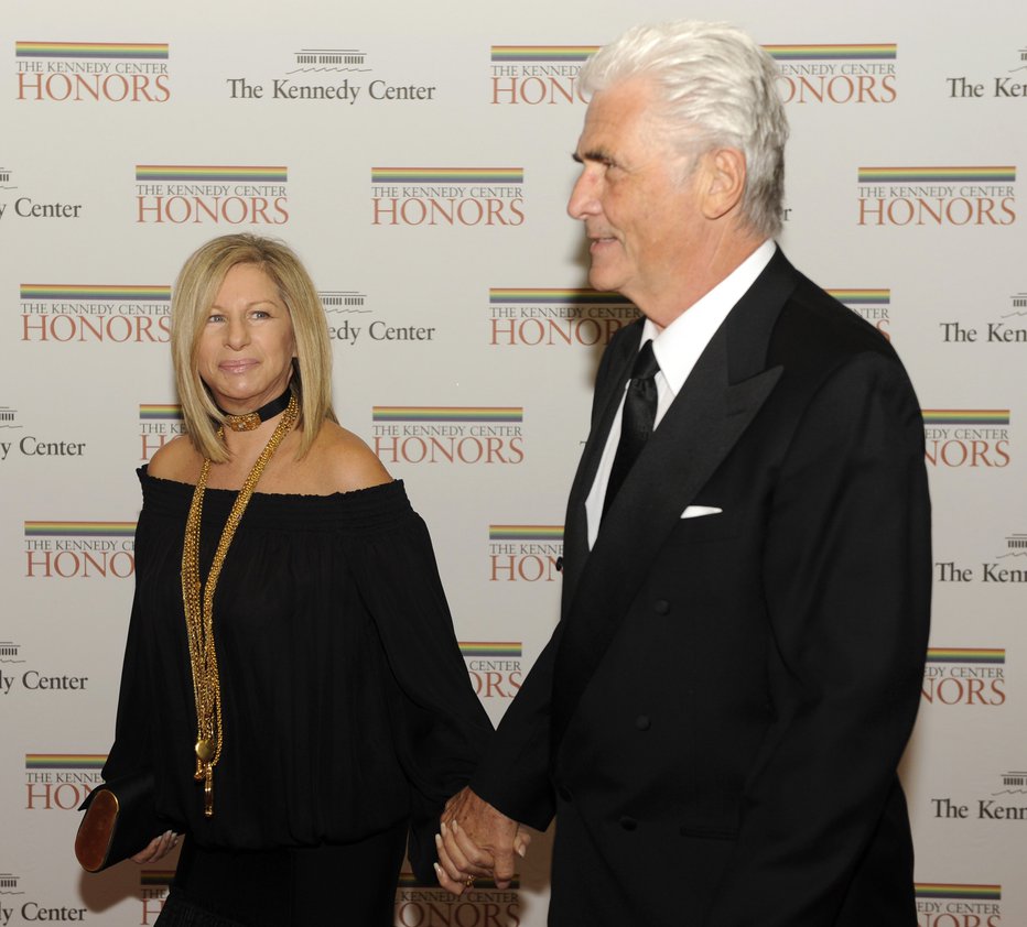 Fotografija: Barbra Streisand in njen mož James Brolin leta 2008. FOTO: Mike Theiler Reuters Pictures
