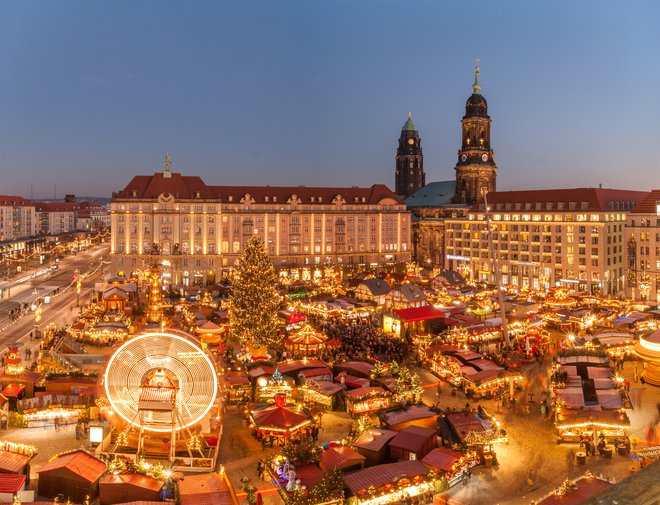 Najdaljšo tradicijo organizacije božičnih sejmov ima Dresden. FOTO: Depositphotos 