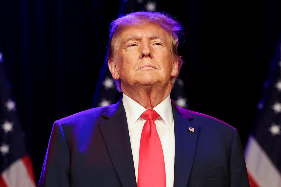 Fotografija: Republikanski predsedniški kandidat in nekdanji predsednik ZDA Donald Trump FOTO: David Swanson, Reuters