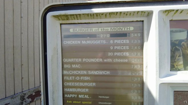 Big mac menu je leta 1994 stal 4,24 evra, zdaj lahko v ZDA stane tudi štirikrat toliko.