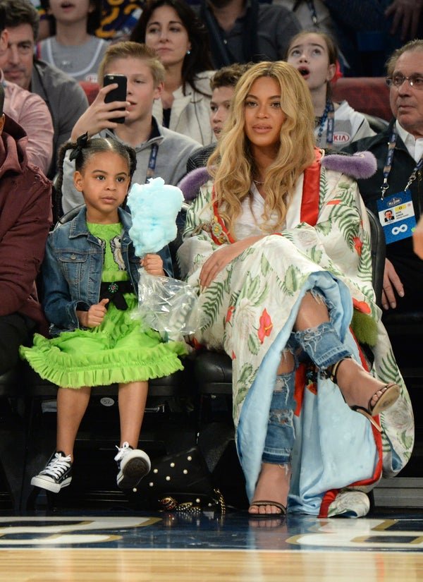 Beyonce s hčerko Blue Ivy. FOTO: Osebni Arhiv