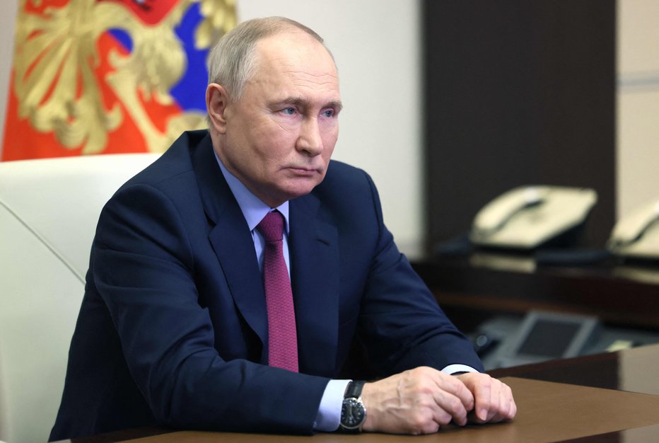 Fotografija: Vladimir Putin globoko v načrtu, da bi Rusija s silo naredila prevladujočo prisotnost v večjem delu Evrope? FOTO: Mikhail Metzel Afp