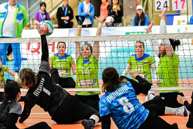 Slovenija je bila previsoka ovira za tekmice. FOTO: World Para Volley