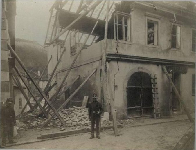 Fotografija: Po potresu v Ljubljani leta 1895 FOTO: Arso