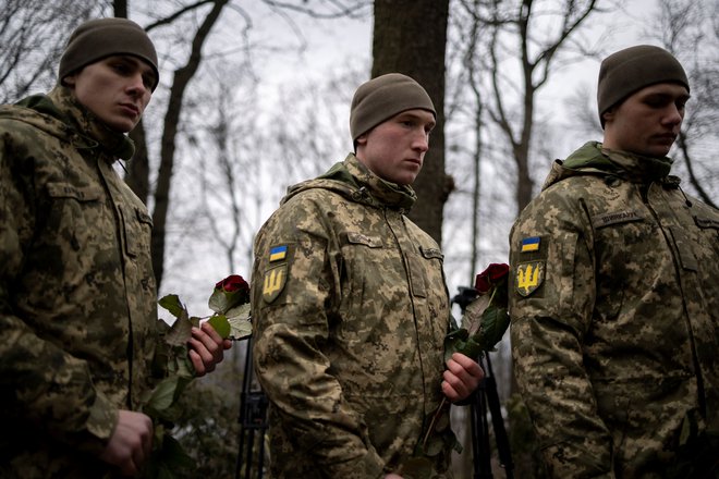 Veliko mladih ukrajinskih moških je že izgubljenih. FOTO: Thomas Peter Reuters