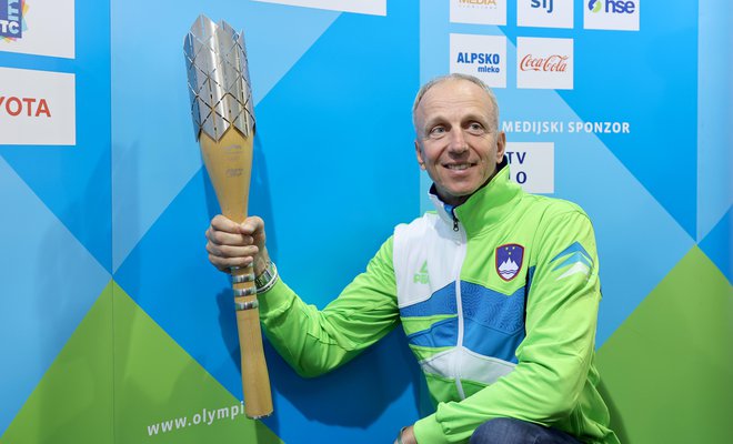 Jani Klemenčič je letošnji ambasador slovenske olimpijske bakle. FOTO: Blaž Samec