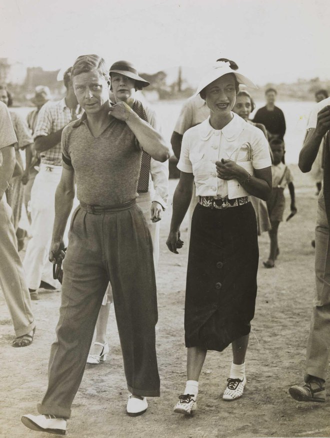 Kralj Edvard VIII. in Wallis Simpson med obiskom v Kraljevini Jugoslaviji leta 1936 FOTO: Wikipedia