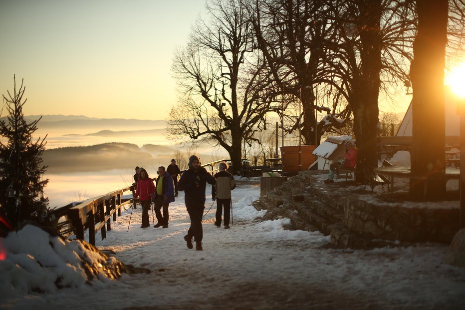 Fotografija: Pravo zimsko vreme bo prve dni leta 2020. FOTO: Jure Eržen, Delo