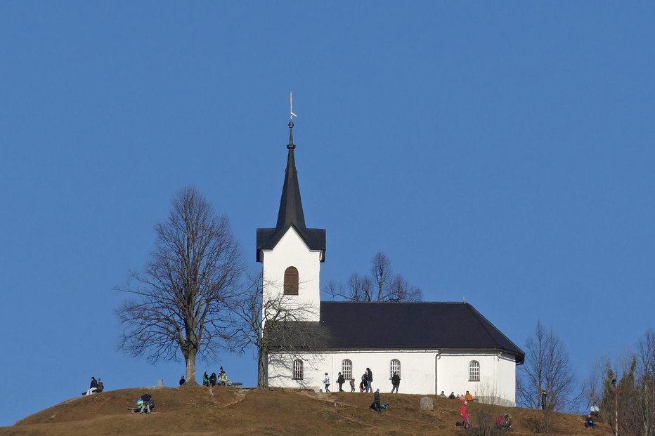 Fotografija: Pogled na sv. Jakob z Brezovice pri Medvodah