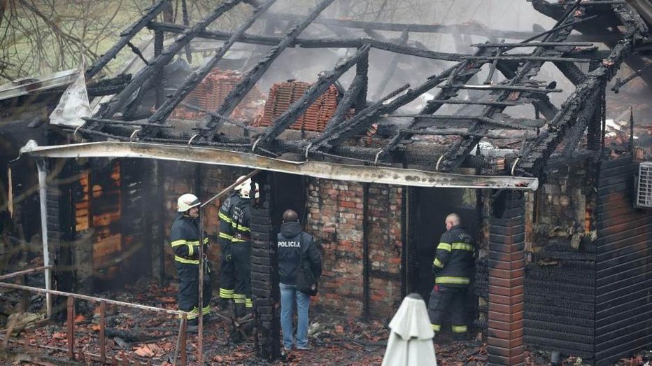 Fotografija: Objekt, v katerem je zgorelo šest starostnikov. FOTO: Twitter, HDZ