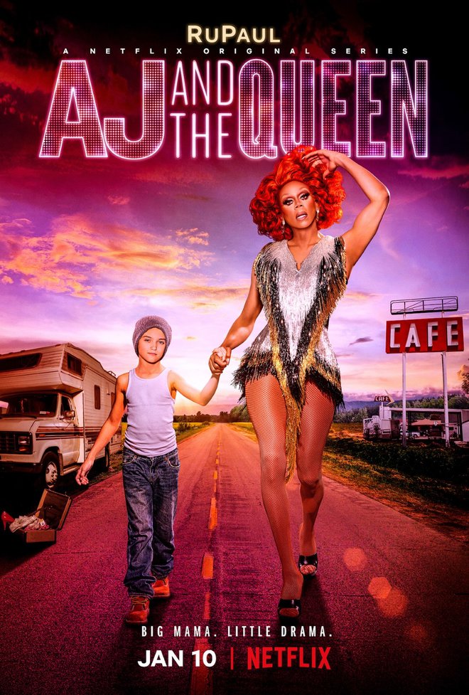 Reklamni plakat za serijo AJ and The Queen FOTO: NETFLIX