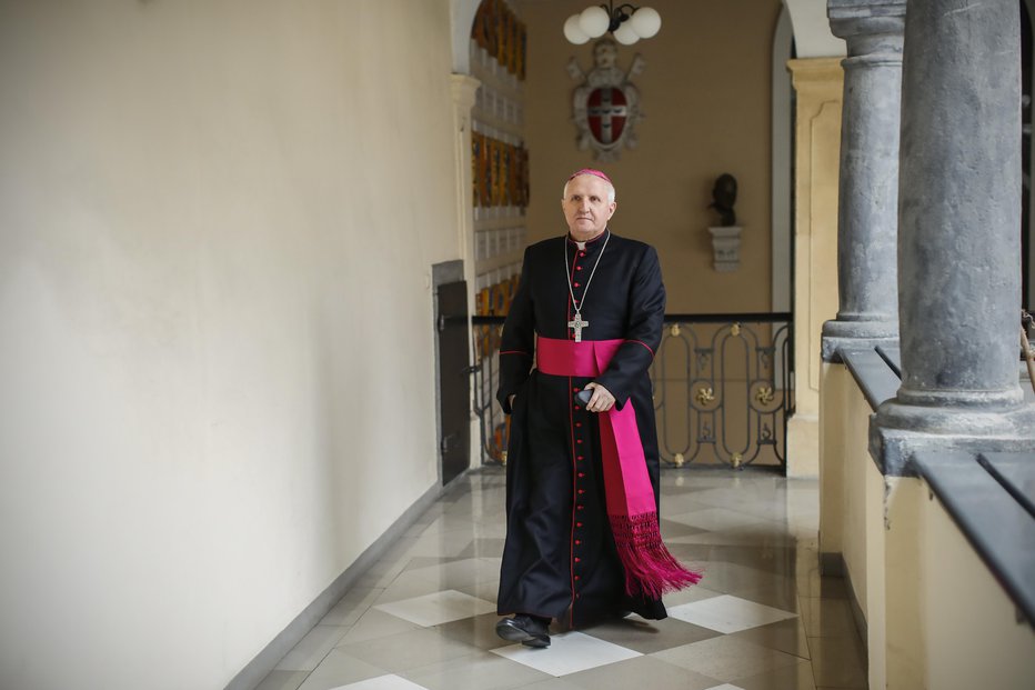 Fotografija: Ljubljanski nadškof Stanislav Zore. FOTO: Uroš Hočevar, Delo