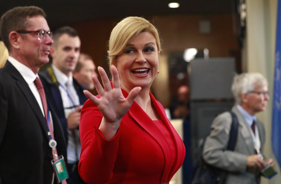 Fotografija: Kolinda Grabar Kitarović se poteguje za nov predsedniški mandat.
FOTO: Reuters