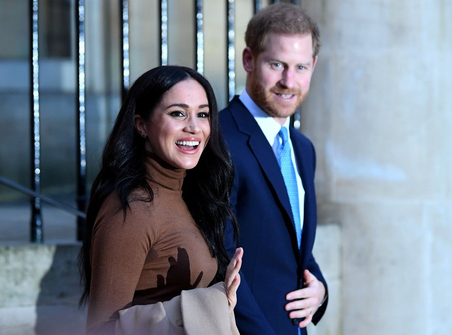 Fotografija: Razkol med Harryjem in Meghan na eni strani ter preostalo kraljevo družino na drugi je zdaj očiten vsem. FOTO: Reuters