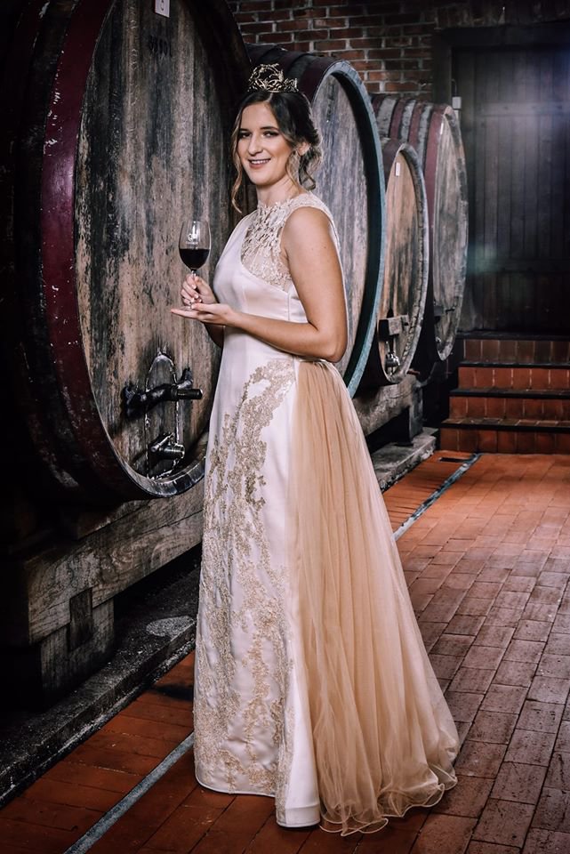 Za vino vinske kraljice je izbrala frankinjo plus, letnik 2017, iz hiše Martinčič.