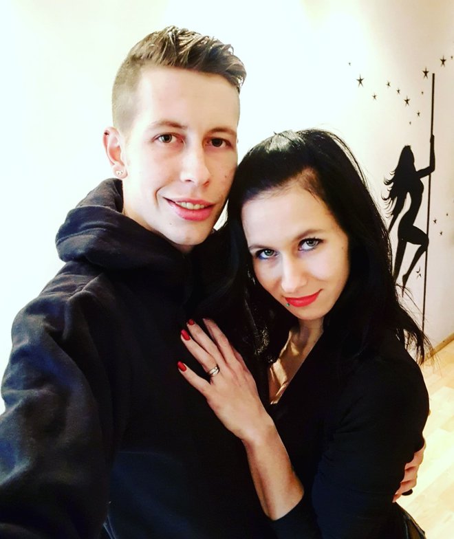 Tamara Korošec in Renato Lužar sta ponovno srečna. FOTO: Osebni Arhiv
