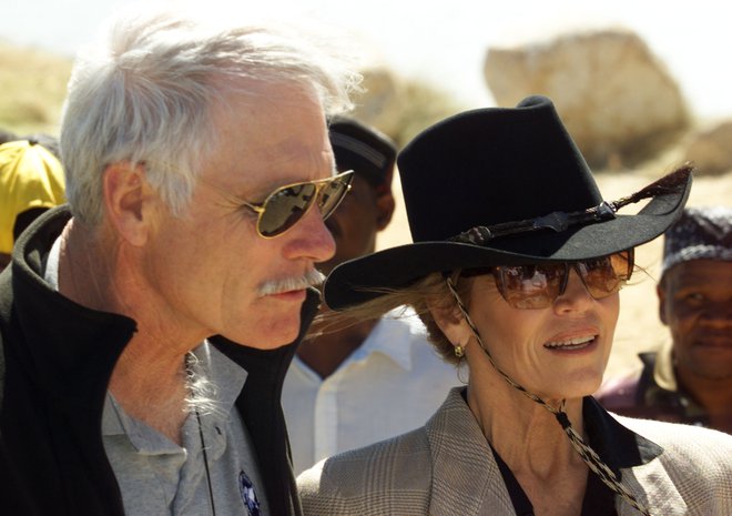 Z Jane Fonda se nista našla le v ljubezni, povezala ju je tudi strast do okolja. FOTO: Reuters