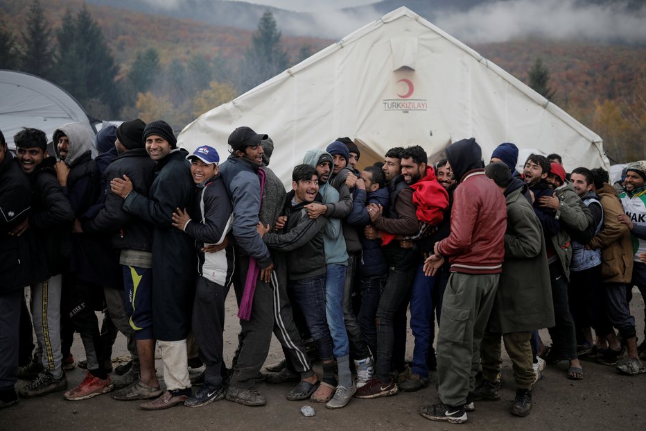Fotografija: V BiH je vse več migrantov. FOTO: Reuters