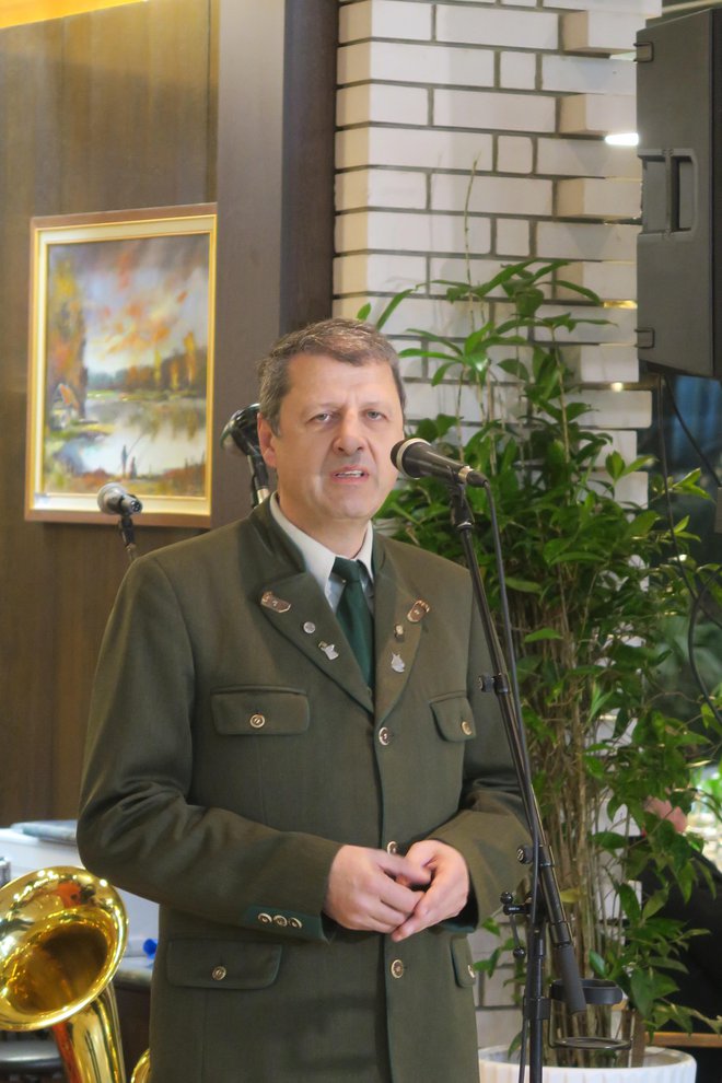 Nagovor predsednika LZS Lada Bradača ob odprtju. FOTO: Janez Petkovšek