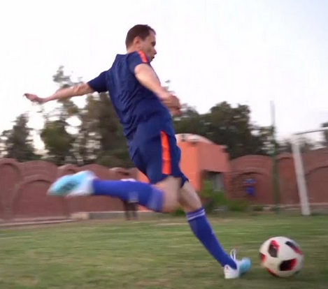Fotografija: S posnetkom igre je prepričal egiptovsko nogometno zvezo. VIR: Youtube