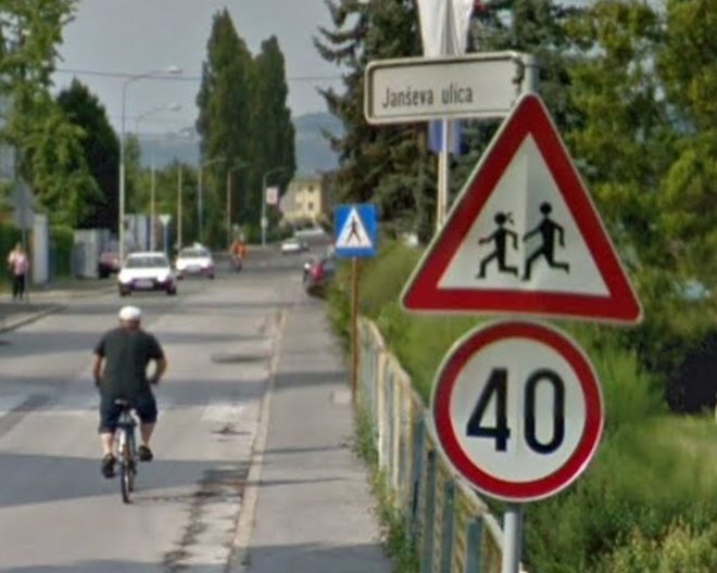 Janševa ulica v Mariboru. FOTO: Google maps