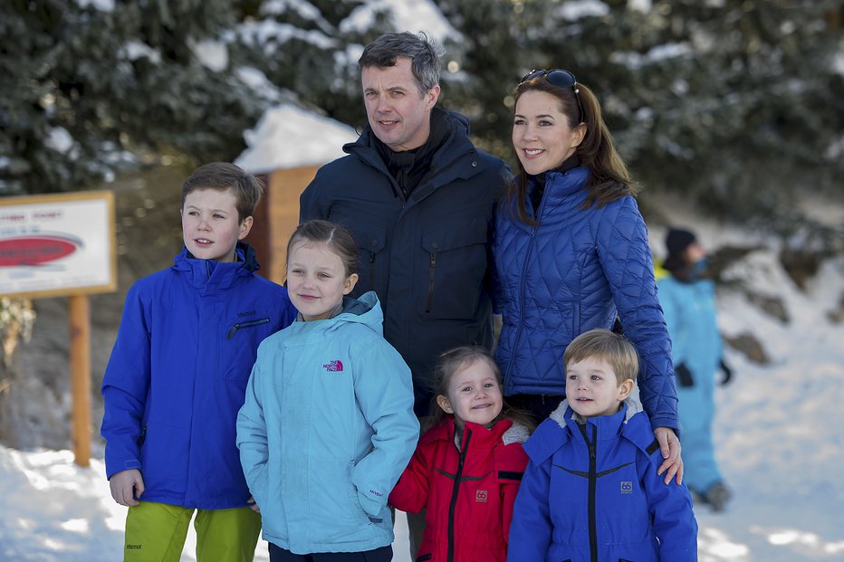 Fotografija: Princ Frederik zime z družino redno preživlja v Verbierju. FOTO: Guliver/getty Images