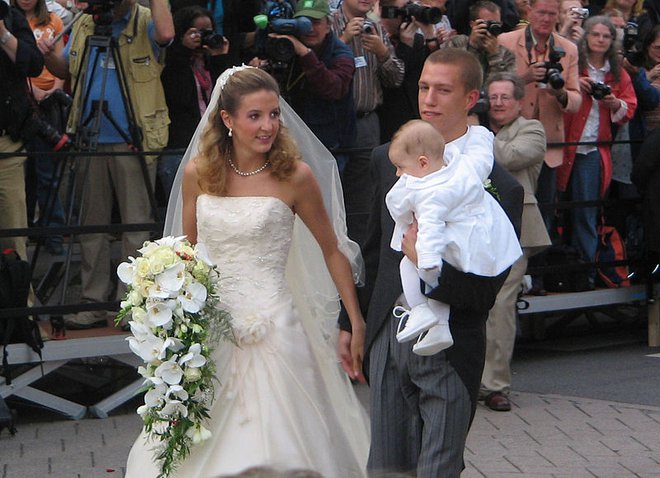 Ko sta se poročila, sta bila princ Louis in Tessy že očka in mamica. FOTO: Wikimedia Commons