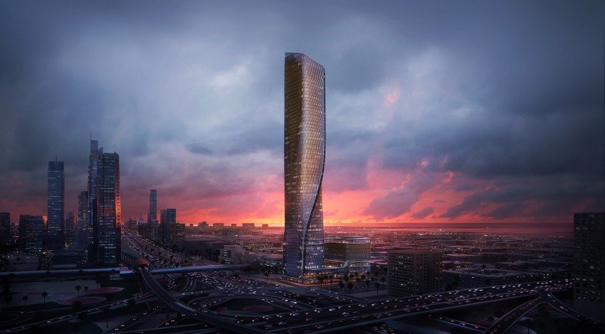 Fotografija: Posebnost novega stolpa ne bo višina, temveč fasada. FOTO: UNstudio's/Methanoia in Plompmozes