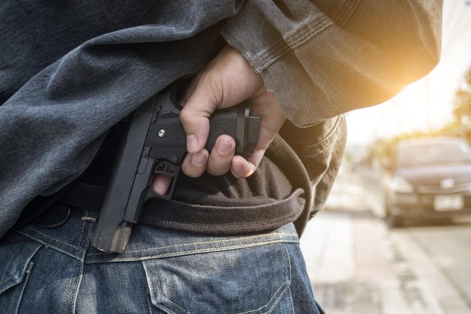 V hišni preiskavi so našli imitacijo pištole, s katero je grozil. FOTO: Guliver/Getty Images
