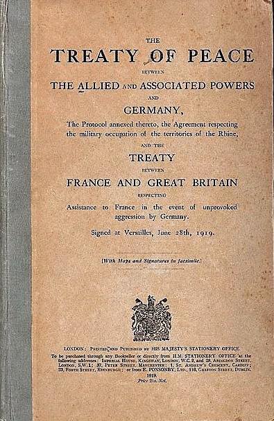 Versajska mirovna pogodba iz leta 1919