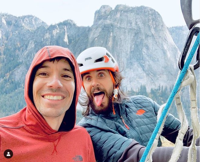 Jared in Alex sta imela zabaven plezalni dan. FOTO: Instagram