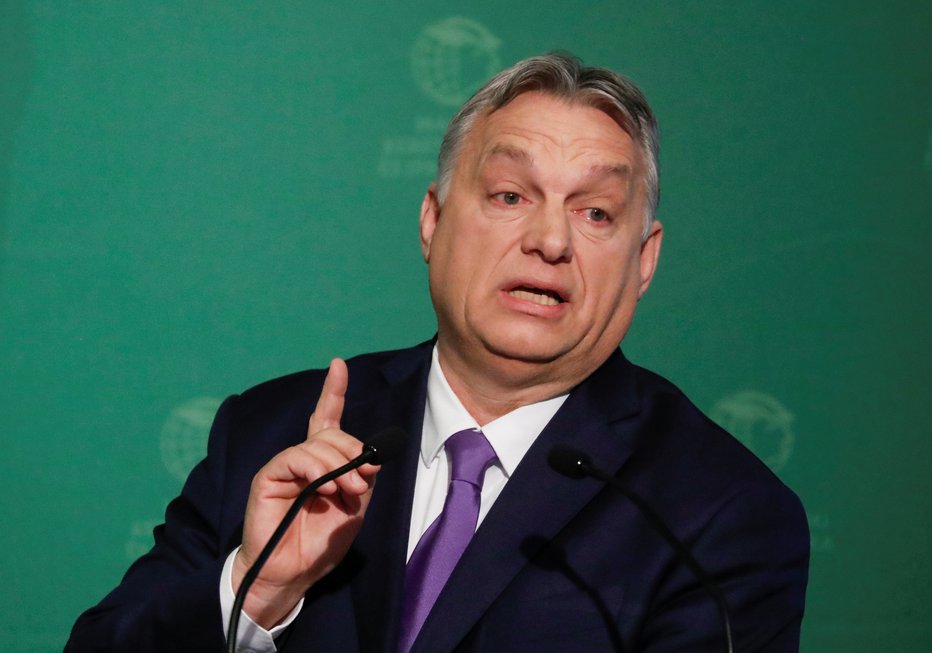 Fotografija: Hungarian Prime Minister Viktor Orban speaks during a business conference in Budapest, Hungary, March 10, 2020. REUTERS/Bernadett Szabo