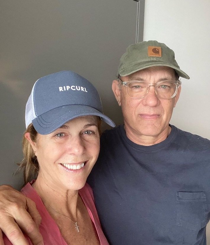 Fotografija: Tom in Rita sta lahko po petih dneh zapustila bolnišnico in odšla v samoizolacijo. FOTO: Instagram