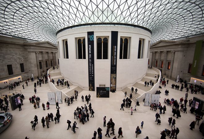 Tudi Britanski muzej, eden največjih na svetu, omogoča virtualen sprehod. FOTO: Guliver/getty Images